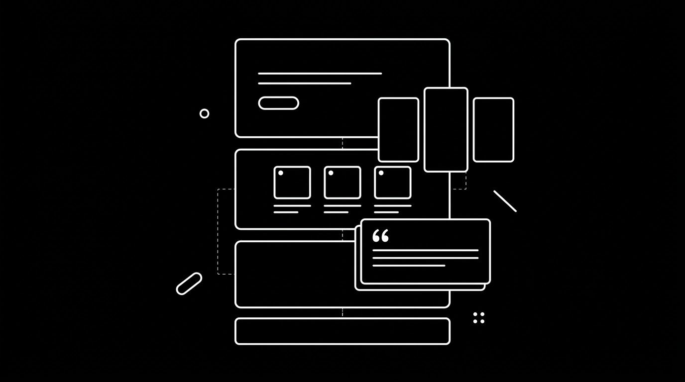 Learn how shadcn/ui blocks work for building websites — from developer copy-paste to visual no-code builders. Types, examples, and how to use them.
