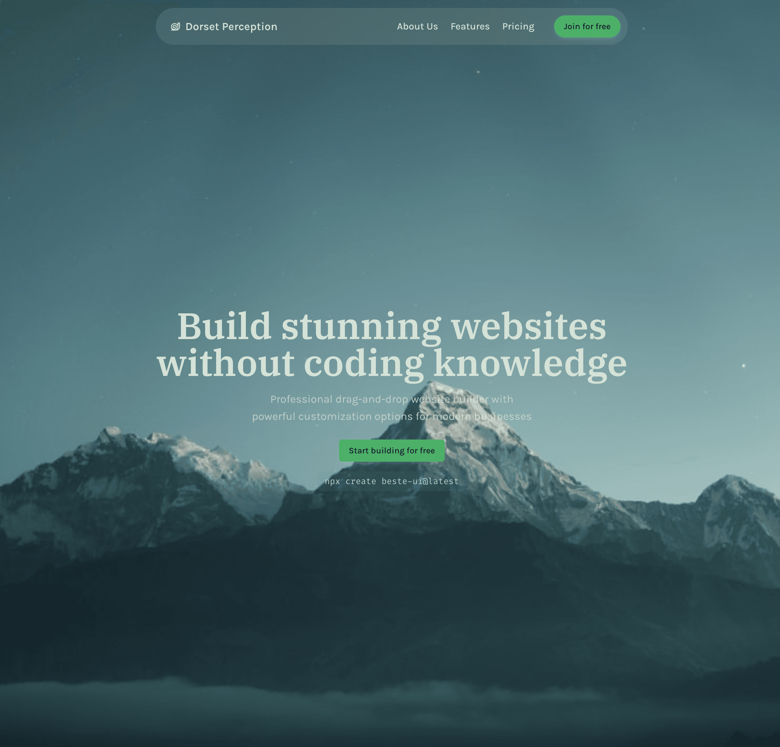 Dorset Perception Template - Beste