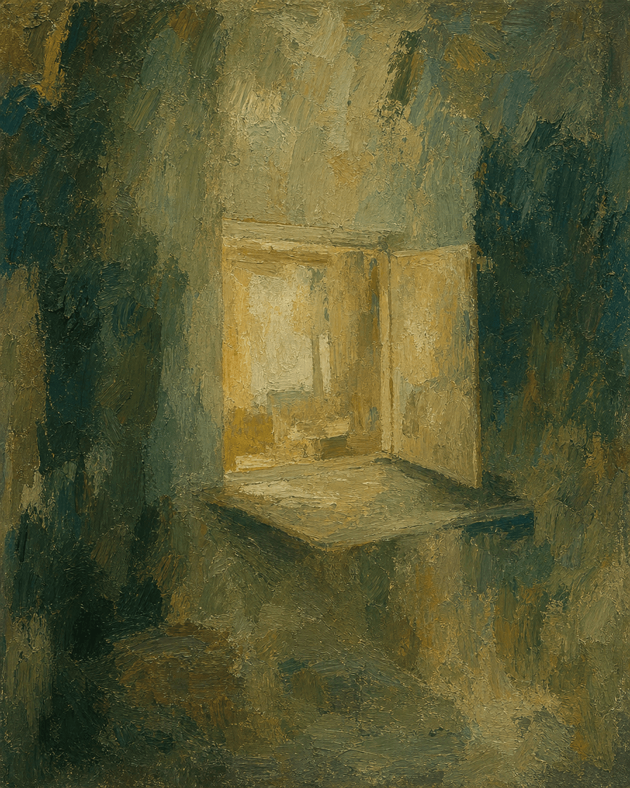 Open serving hatch between 2 rooms